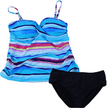 Load image into Gallery viewer, 2 Bamboo Ladies&#39; Swimsuit Tankini Set ~ Tummy Toner
