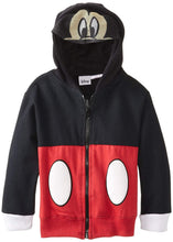 Load image into Gallery viewer, Disney Boys' Mickey Mouse Fleece Hoodie with Mesh Mask
