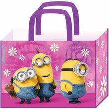Load image into Gallery viewer, Despicable Me Minions Meadow 4 Piece Bedding Set with Tote - Reversible Comforter, Sheets, Pillowcase
