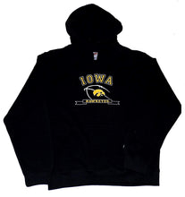 Load image into Gallery viewer, Iowa Hawkeys Boys Black Fleece Hooded Sweatshirt
