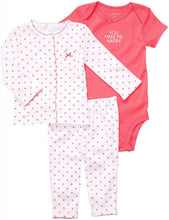 Load image into Gallery viewer, Carter's Baby Girls' 3 Pc Cardigan Set
