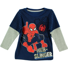 Load image into Gallery viewer, Marvel Boys' Spider-Man Web Slinger Long-Sleeve T-Shirt
