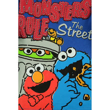 Load image into Gallery viewer, Sesame Street "Monster's Rule the Streets" Blue Toddler Long Sleeve T-Shirt
