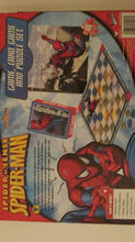 Load image into Gallery viewer, Marvel Spider-Man 3 in 1 Checkers, Card Game &amp; Puzzle Set
