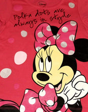 Load image into Gallery viewer, Disney Little Girls' Minnie Mouse Toddler Short Sleeve Tee Shirt
