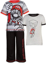 Load image into Gallery viewer, Super Mario Bros Toddler Boys 3pc Pajamas Set
