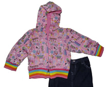 Load image into Gallery viewer, Snoopy Infant Girls 2pc Reversible Jacket Set ''Flower Power'' (12Mos)
