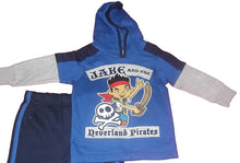 Load image into Gallery viewer, Jake and the Neverland Pirate Toddler Boys 2pc Hooded Jog Set
