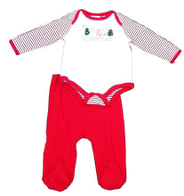 Load image into Gallery viewer, Mayfair Infant Baby's First Christmas 2pc Set
