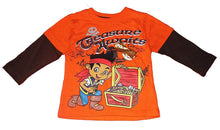 Load image into Gallery viewer, Jake and the Neverland Pirates Toddler Boys Long Sleeve Shirt Orange
