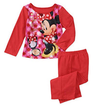 Load image into Gallery viewer, Minnie Mouse Baby-girls Infant 2pc Flannel Pajamas Set

