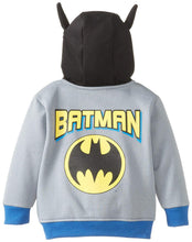 Load image into Gallery viewer, DC Comics CAN Baby Little Boys' Batman Fleece Masked Hoodie
