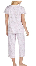 Load image into Gallery viewer, Carole Hochman Women&#39;s 2 Piece Capri Pajama Set Pink Medium
