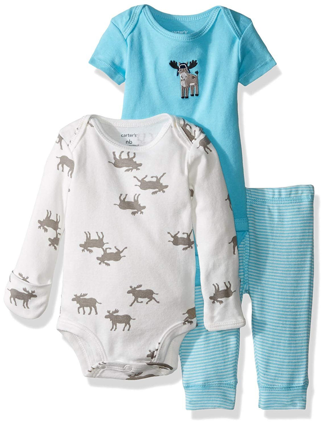 Carter's Baby Boys' 3 Pc Back Art 126g425