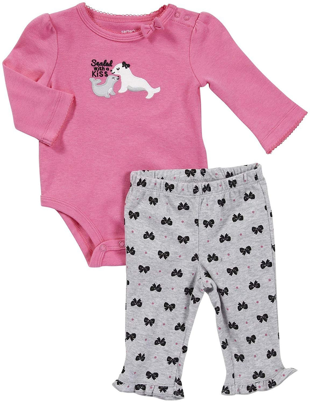 Carter's Baby Girls L/S Bodysuit Pant Set