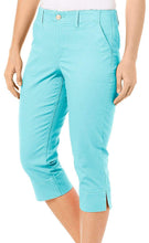 Load image into Gallery viewer, Gloria Vanderbilt Cropped Design Side Slit Cuff Pants
