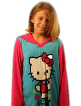 Load image into Gallery viewer, Hello Kitty Love Girls Microfleece Hooded Nightgown
