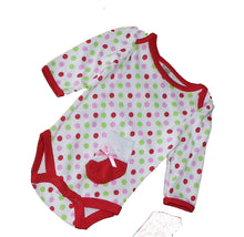 Load image into Gallery viewer, Baby Gear Baby&#39;s First Christmas 4-piece Set Size 6-9 Months Red
