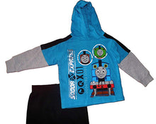 Load image into Gallery viewer, Thomas the Train Little Boys' Toddler 2pc Hooded Fleece Set Sodor Express
