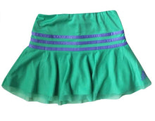 Load image into Gallery viewer, adidas Girl&#39;s 2 Piece Athletic T-Shirt &amp; Skort Set (Purple/Green…
