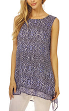 Load image into Gallery viewer, Fever Womens Double Layer Sleeveless Blouse
