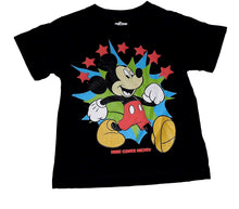 Load image into Gallery viewer, Disney Mickey Mouse Little Boys' Toddler Black Short Sleeve T Shirt

