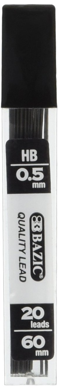 Bazic Mechanical Pencil Lead, 0.5 mm