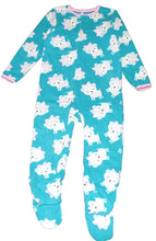 Load image into Gallery viewer, Child of Mine Made By Carter's Little Girls' Toddler Microfleece Blanket Sleeper Blue
