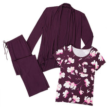 Load image into Gallery viewer, Carole Hochman Midnight Ladies&#39; 3-Piece Pajama Set
