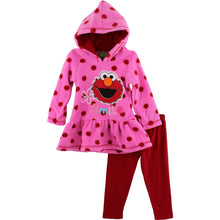 Load image into Gallery viewer, Elmo Infant Girls Knit Hooded Pullover and Legging Set
