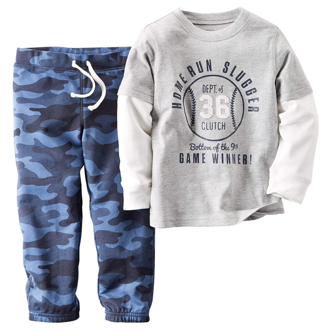 Carter's Baby Boys' Infant 2 Piece Long Sleeve Set