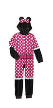 Load image into Gallery viewer, Girls Disney Pink Minnie Mouse Hooded Blanket Sleeper (Small 6/6X)
