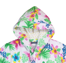 Load image into Gallery viewer, Nautica Girls' Hooded Terry Velour Swim Cover-up Beach Robe
