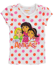 Load image into Gallery viewer, CAN Nickelodeon Baby Little Girls&#39; Dora and Friends Hola Amigas T-Shirt
