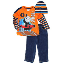 Load image into Gallery viewer, Thomas Train Toddler 3 pc Tee Jeans Beanie Set
