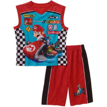 Load image into Gallery viewer, Super Mario Kart Big Boys&#39; Shorts Pajamas Set
