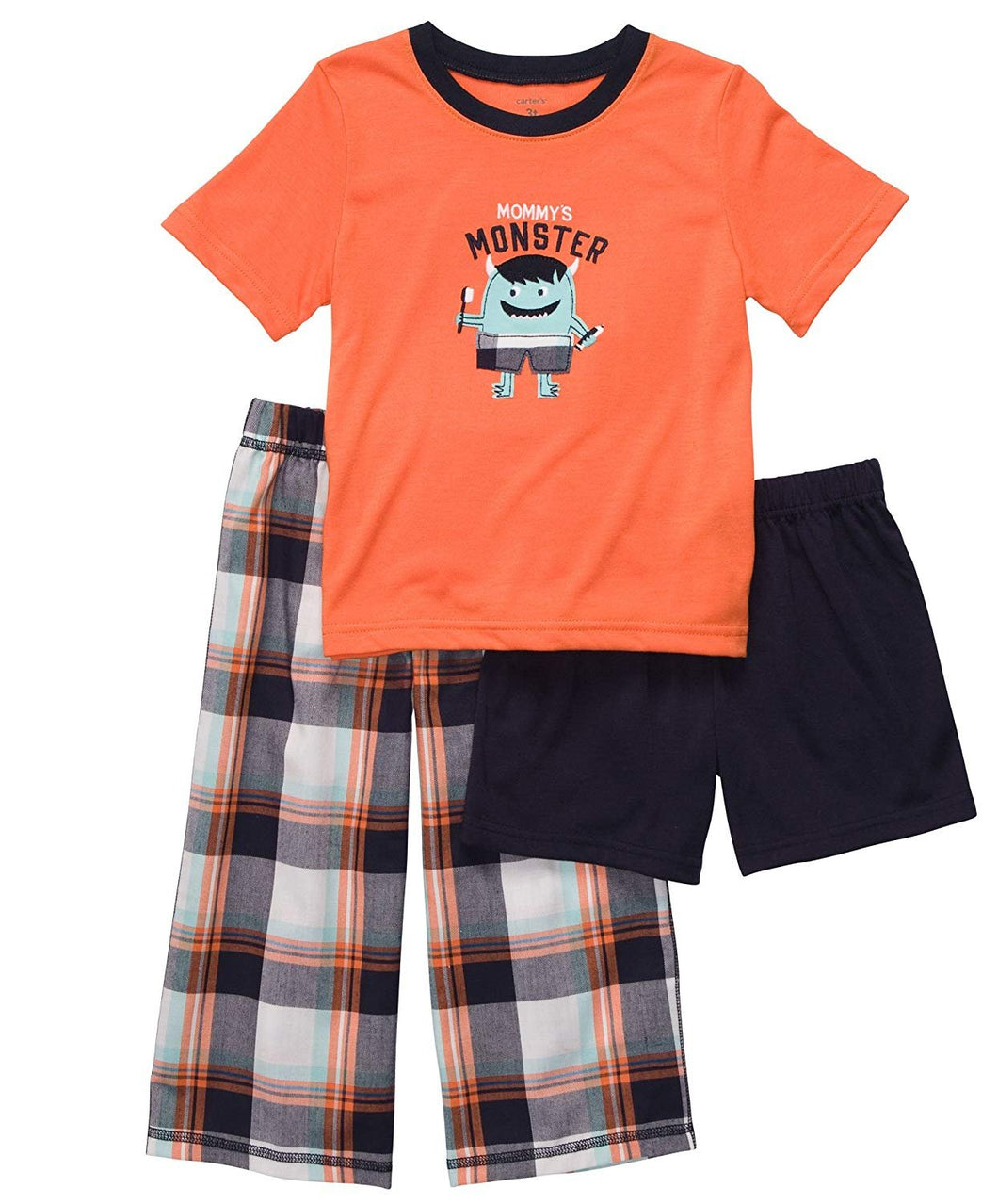 Carter's Baby Boys' Mommy Monster 3 Piece Pajama Set - 12 Months