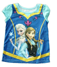 Load image into Gallery viewer, Disney Frozen Little Girls' Anna and Elsa Short Sleeve Tee Shirt
