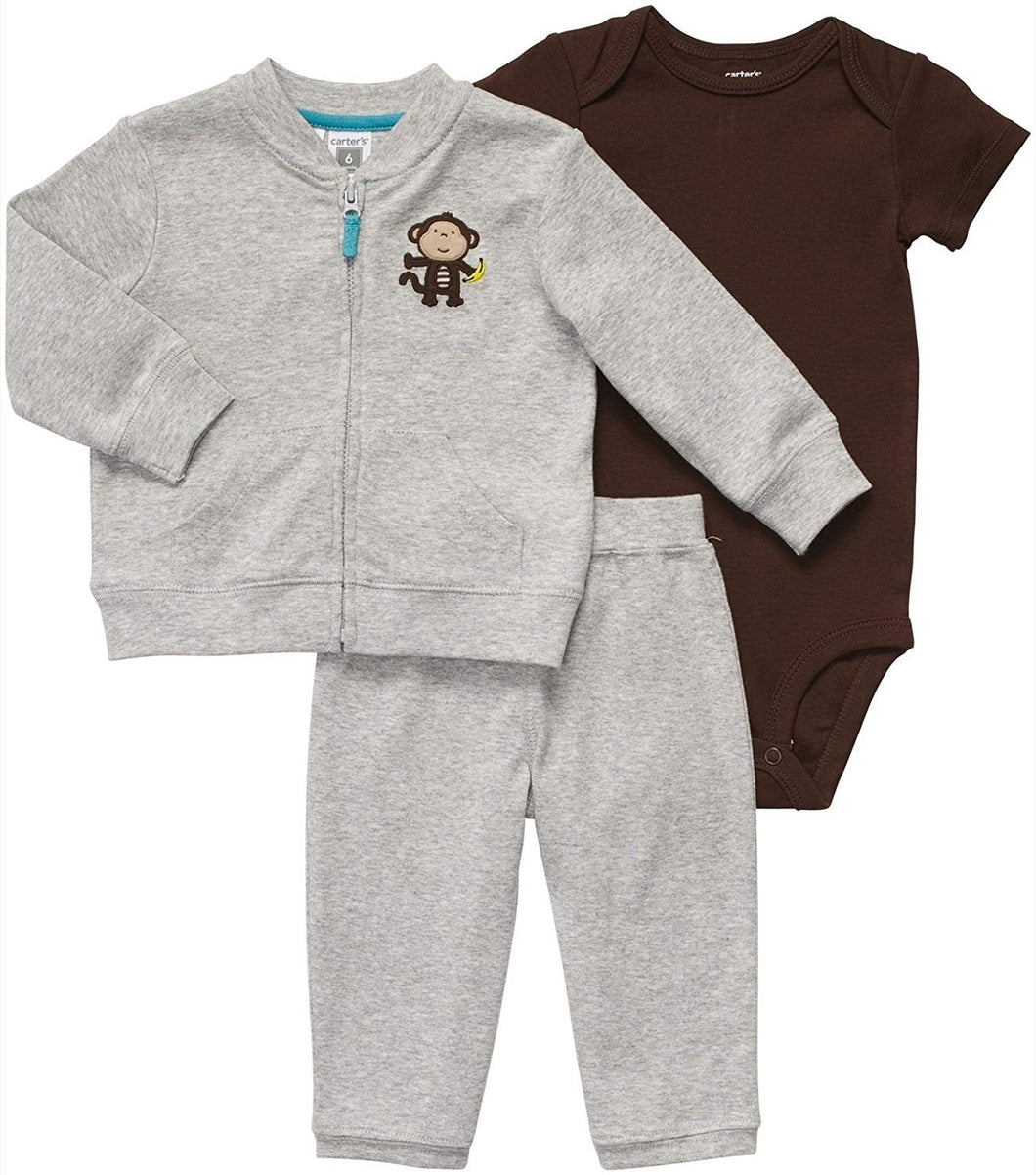 Carter's Baby Boy's 3-Piece Cardigan Set