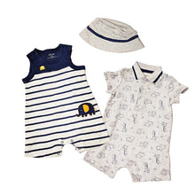 Load image into Gallery viewer, Little Me 3 Piece Baby Outfits and Hat Set
