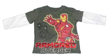 Load image into Gallery viewer, Iron Man Toddler Boys Long Sleeve Shirt Armored Avenger
