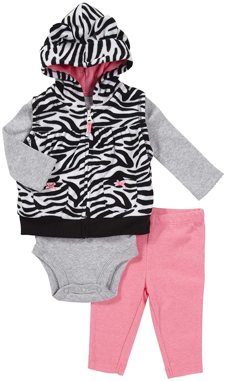 Carter's Baby Girls Micro Vest - Animal Print - 18 Months
