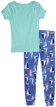 Load image into Gallery viewer, Carter's Little Girls' 4 Piece PJ Set (Toddler/Kid) - Boats - 4

