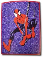 Load image into Gallery viewer, Marvel Spiderman City Scape Fleece Throw Blanket
