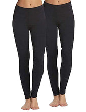 Load image into Gallery viewer, Felina 2-Pack Womens Velvety Soft Light Weight Leggings
