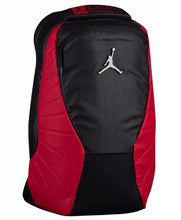 Load image into Gallery viewer, Nike Jordan Retro 12 Backpack W/ Laptop Pocket Black/Gym Red
