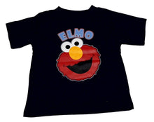 Load image into Gallery viewer, Sesame Street Little Boys' Elmo Toddler Short Sleeve Shirt Navy
