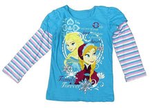 Load image into Gallery viewer, Disney Frozen Little Girls' Toddler Long Sleeve Shirt Family Forever
