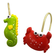 Load image into Gallery viewer, Crab Cove Shower Curtain Hooks
