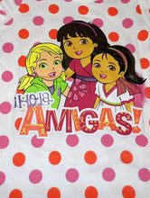 Load image into Gallery viewer, CAN Nickelodeon Baby Little Girls&#39; Dora and Friends Hola Amigas T-Shirt
